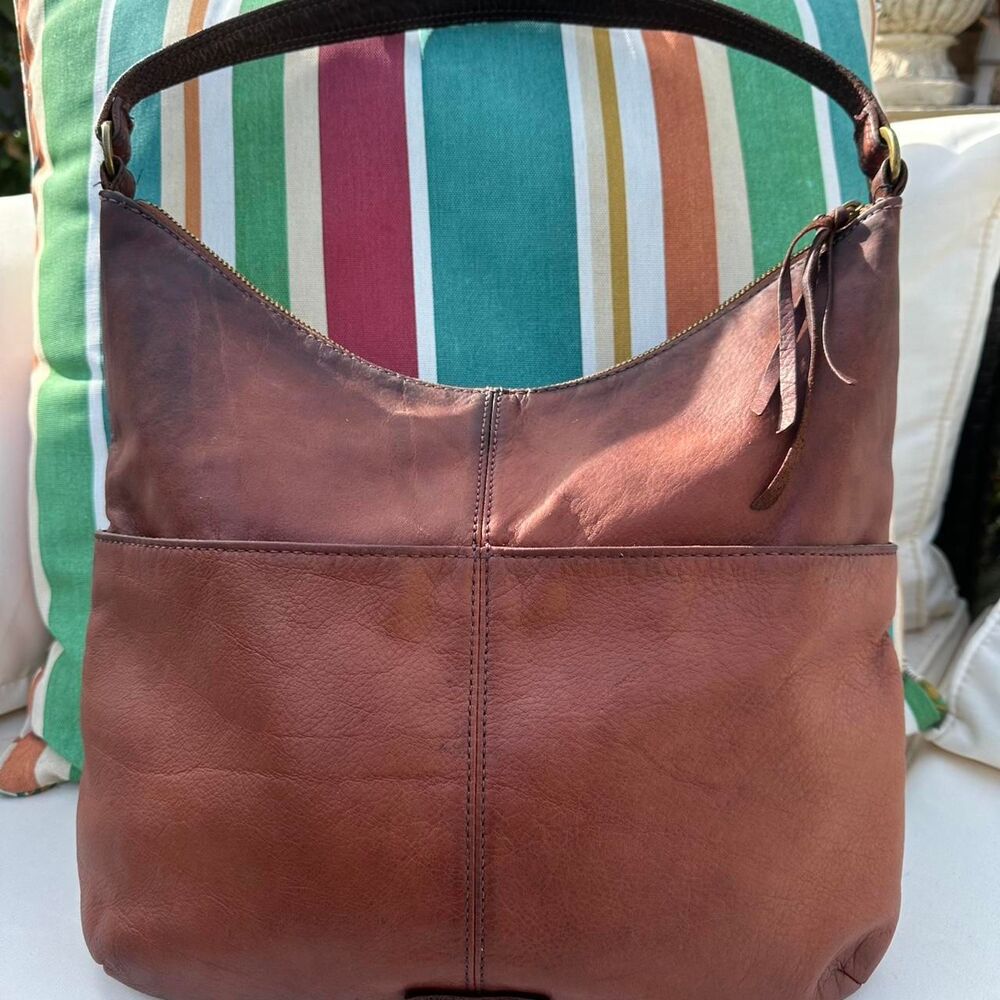 Margot of NY Pinkering hobo bag. High patina, incredibly soft.
